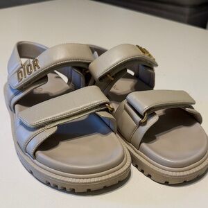 SOLD Dior Dioract Beige Sandals